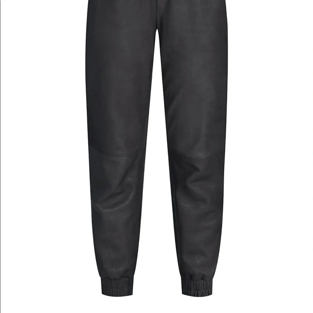 VERONICA BEARD Wasia leather jogger - Picture 4 of 14